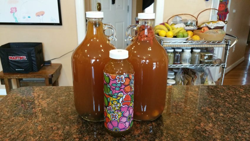 Kombucha makes a great gift or potluck contribution!