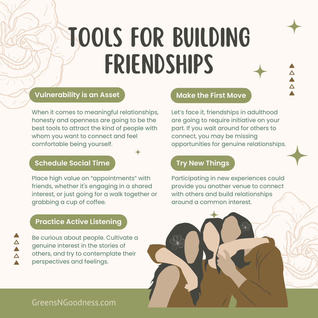 Tools for Being a Good Friend - GreensNGoodness.com